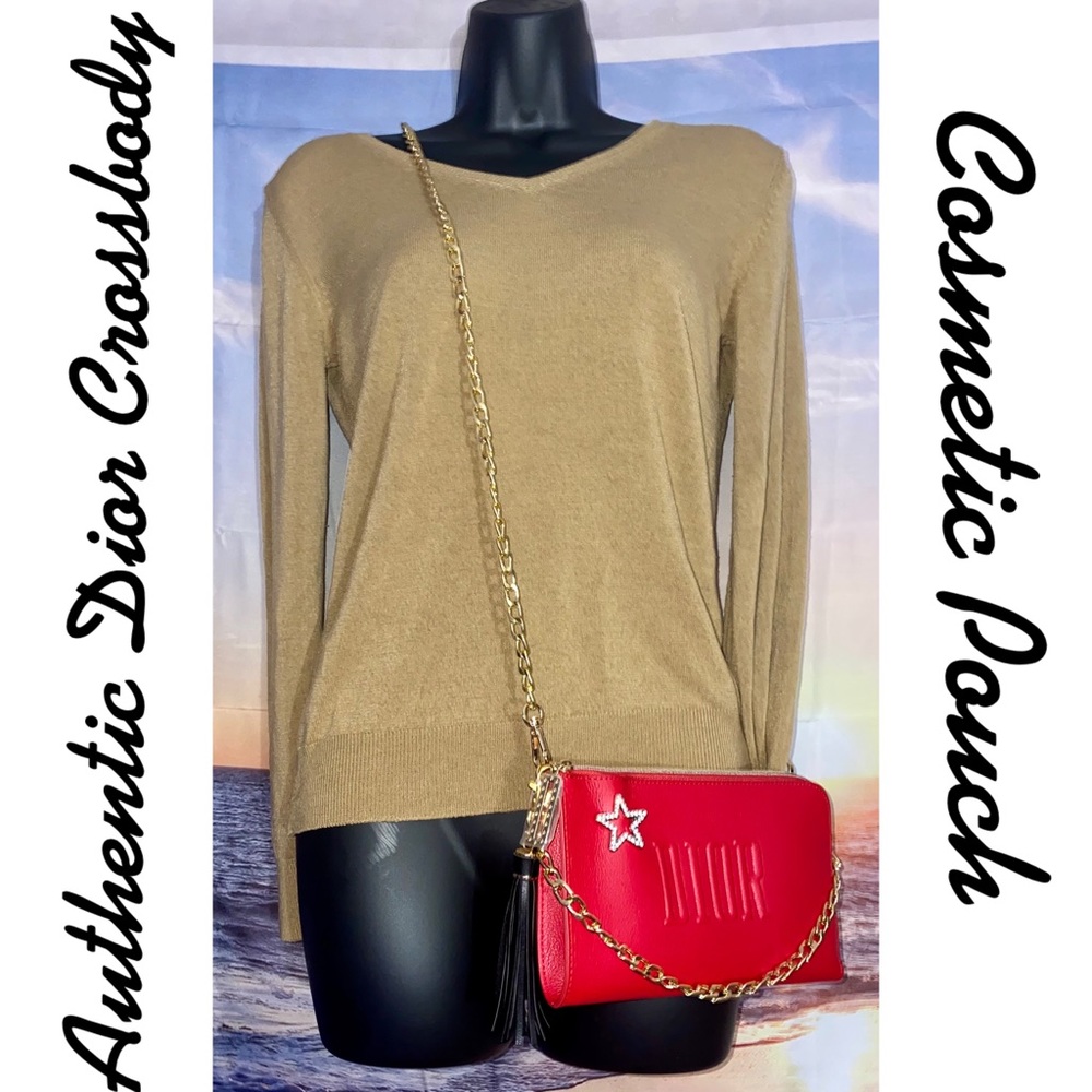 Authentic Dior Crossbody Cosmetic Bag